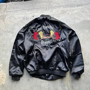 Vintage 80s line dancing grannies jacket
